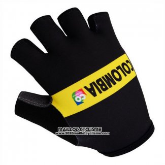 2015 La colombie Gants Ete Ciclismo Noir